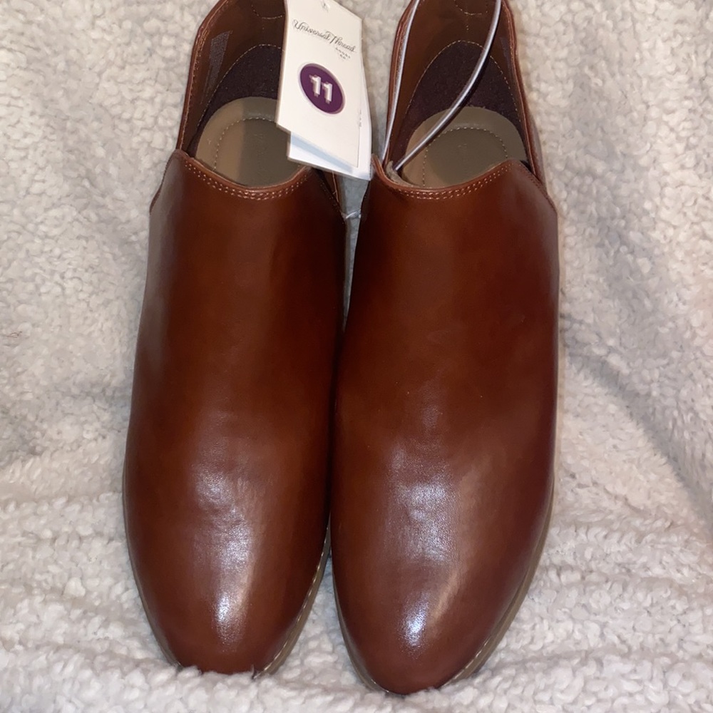 Nwt Universal Thread Dark Cognac/ Memory Foam Boo… - image 2
